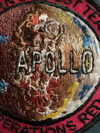 RARE Apollo Saturn S 11 Test Team Launch Operations Patch Only Made For Crew 3
