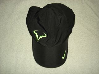 Nike Nadal Dri - Fit Rafa Bull Feather Light Tennis Hat Cap 398224 - 010 Rare Vgc