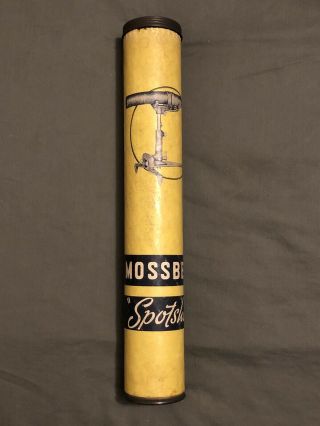 Vintage Mossberg Model A 20x Sportshot Telescope In Rare Tube Package