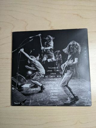 Pearl Jam Vault 1 Live At The Moore Theater 1 - 17 - 92 CD from PJ20 RARE 2