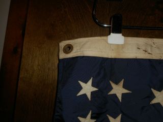 Rare Vintage Dura - Lite Dettras 1940 ' s WW2 48 Star US Navy Jack Flag 18 
