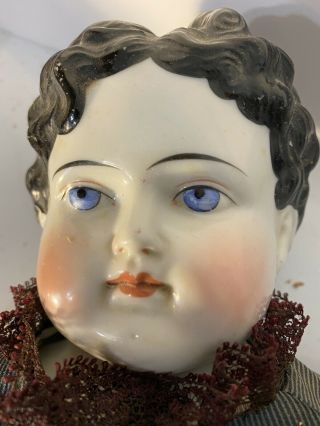 Antique Rare German Porcelain Doll Approximately 16” Tall,  Over 100 Years Old