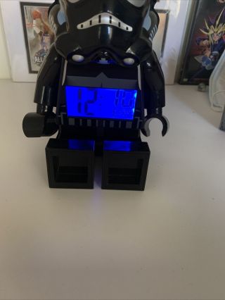 Lego Star Wars Shadow Trooper Alarm Clock Large 9 " Figure Rare