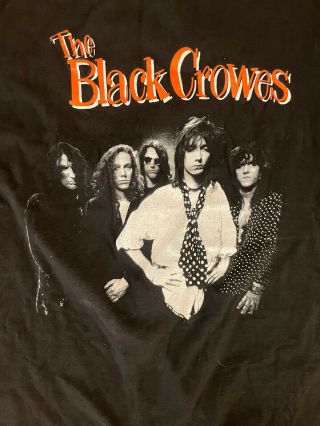 Rare Vintage The Black Crowes Concert 1990s Tour T - Shirt