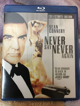 James Bond: Never Say Never Again (blu - Ray Disc,  2009,  Collector 