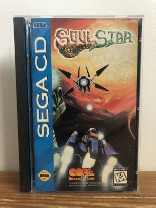 Soul Star Sega Cd Rare Cib Complete Game Rare Htf