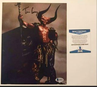 Tim Curry Legend Darkness Signed Autograph Photo Bas Beckett Photograph Rare