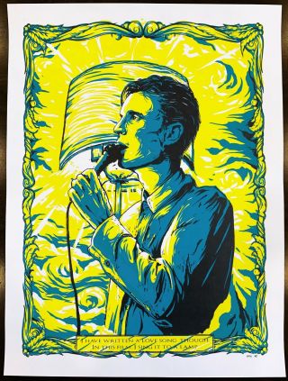 David Byrne Talking Heads Art Print Poster 2012 Otto This Must Be The Place Rare
