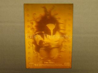 1993 X - Men Series 2 Wolverine H - X Hologram Card Rare Orange/gold Tint Near