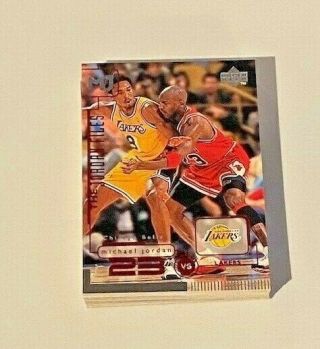 Rare Michael Jordan Kobe Bryant 1998 Upper Deck Jordan Files 30 Card Set Sharp