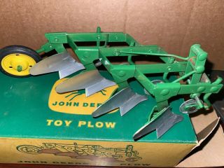 Ertl Eska Vintage John Deere 4 Row Bottom Plow 1:16 Rare Box