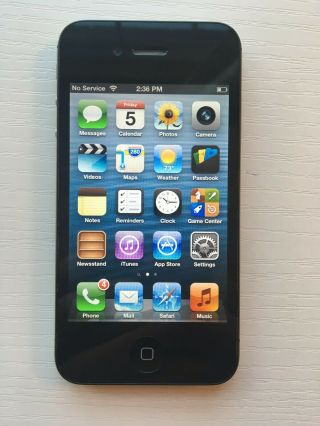 Rare Ios 6 Apple Iphone 4s | Black A1387 (cdma,  Gsm)