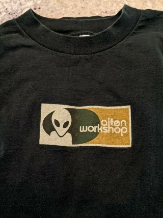 Rare Vintage Alien Workshop Shirt Size Large 90 
