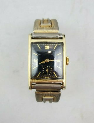 Rare Vintage Girard Perregaux 1791 Watch Cal.  91 2576 14k Gold Filled - Runs