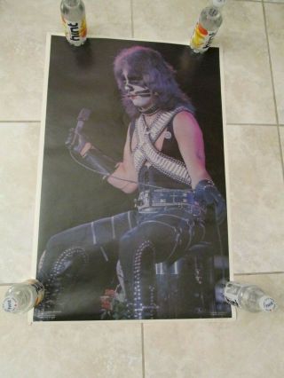 Kiss Poster 1977 Peter Criss Alive - Boutwell/aucoin - Vintage - Rare