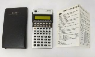 Vintage Casio Fx - 502p Scientific Programmable Calculator Made In Japan Rare