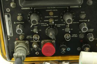 Rare AN/USM - 339 US Military Contract Water and Weather Proof Oscilloscope HP 3