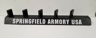 Rare Springfield Armory Usa 5 Gun Store Display Holder For 45 Caliber