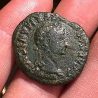 Rare Ancient Roman Zaragoza Ae As Caligula 37 - 41ad Bilbilis Ii Vir Rpc400 11.  26g