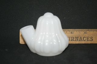 Rare Antique 19th Century Tea Kettle Inkwell Milk Clam Broth Glass Nr Bee Hive