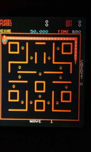 Nibbler No Jamma Arcade PCB Game By Rock - Ola With Jamma Connector - - RARE PCB - - 2