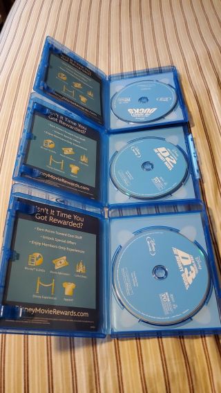 The Mighty Ducks Trilogy 1 2 3 Blu - Ray Disney Movie Club - RARE,  Rewards Open 3