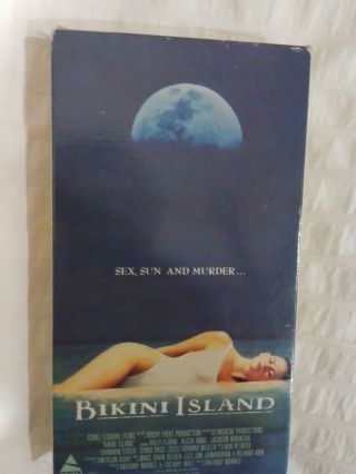Bikini Island Vhs Rare Horror Slasher Prism Cult Erotic Sleaze Thriller Action