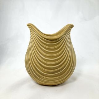 Jonathan Adler Yellow Gold Mid Century Modern Style Vase RARE 2