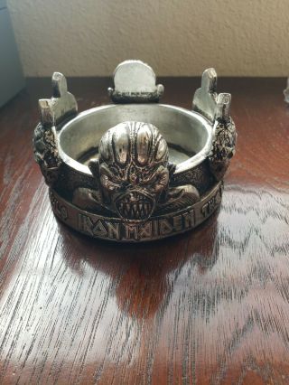 Iron Maiden Official Book Of Souls Wine Coaster.  Fan Club Exclusive.  Rare