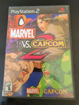 Rare Marvel Vs Capcom 2 Ps2