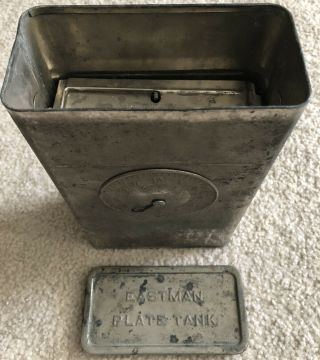 Rare Antique 1908 Pat.  Eastman Kodak Plate Developing Tank for 5”x7 