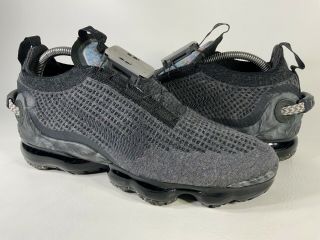 Nike Air Vapormax 2020 Flyknit Id By You Triple Black Grey Men’s Size 9 Rare