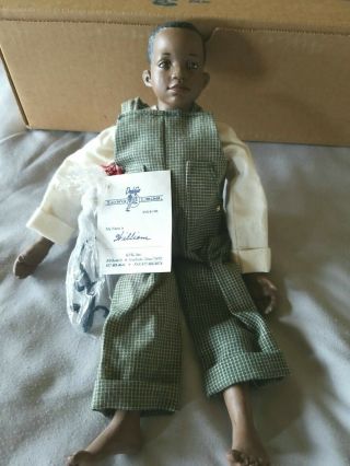 Daddy Long Legs Doll William With His Bandana In His Pocket & Lizard.  Rare 1996