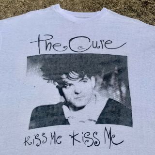 Vintage The Cure 1987 Kiss Me Rare Tour Shirt Single Stitch Robert Smith