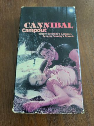 Cannibal Campout Vhs Rare Oop Horror