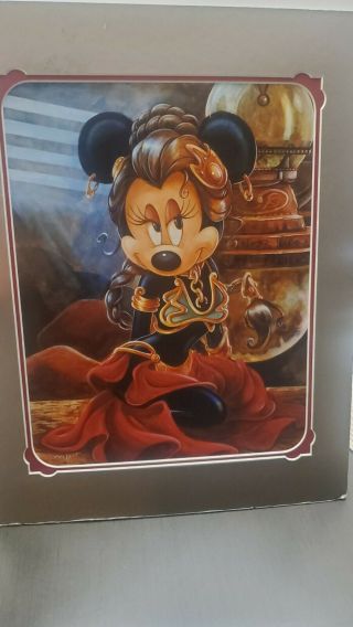 Star Wars Slave Princess Leia Minnie Mouse Art Darren Wilson Disney Very Rare