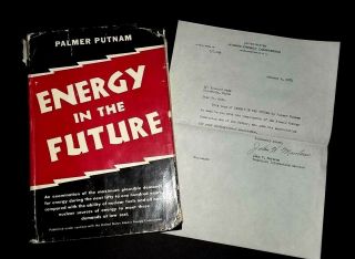Rare 1953 Energy In The Future With Letter From Atomic Energy Commission