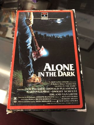 Rare Alone In The Dark Horror Beta Tape Not Vhs 1982 Horror Slasher Htf