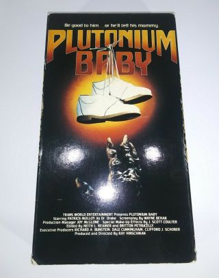 Plutonium Baby Vhs 1990 By Star Classics Rare Sci - Fi Horror Cult Film