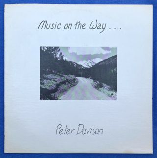 Peter Davison Music On The Way Lp Rare Private Press Age Minimal Synth Vg,