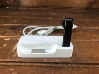 Apple A1221 Iphone Bluetooth Headset & Charger A1234 Very Rare Collectible