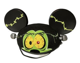 Disney Franken - Mickey Mouse Ears Hat Halloween Frankenstein Monster Rare 2010