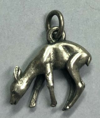 Very Rare Retired Vintage James Avery Sterling Silver Sweetest Deer Charm