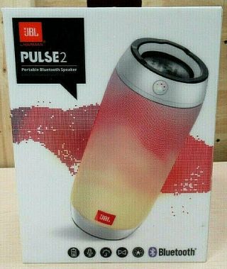 Jbl Rare Silver Pulse 2 Portable Speaker - Wireless - Silver