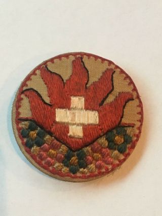 Very Rare 1931 World Rover Scout Moot Jamboree Swiss Badge Bsa