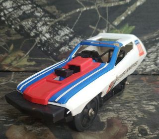 Vtg 1974 Ideal Toy Evel Knievel Stunt & Crash Car Rare Dk