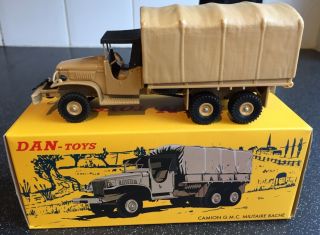 Rare - French Dinky Toys 809/dan Toys 092 G.  M.  C Military Lorry,  Quality