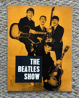 The Beatles Show Tour Programme 1963 Weston - - Mare Odeon Very Rare