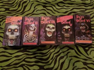 Faces Of Death Vhs 1 2 3 5 And 6 Part 1 Is Horror Gore Slasher Very Rare☠