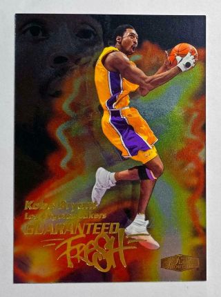 Kobe Bryant 1999 - 00 Flair Showcase Guaranteed Fresh Foil Insert 4 Rare Sp Lakers